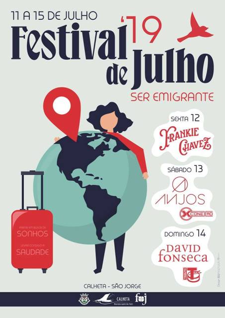 Anjos e David Fonseca no Festival de Julho na Calheta